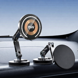 Support voiture magnétique avec chargeur sans fil 15W