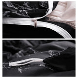 Parure de couette 3 pièces avec housse de couette et taies d’oreiller