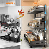 Étagère à épices 3 niveaux réglable – Organisateur de cuisine