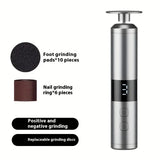Râpe et lime à pieds électrique 2-en-1 – Appareil USB