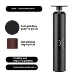 Râpe et lime à pieds électrique 2-en-1 – Appareil USB
