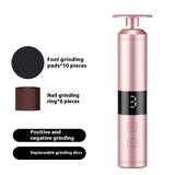 Râpe et lime à pieds électrique 2-en-1 – Appareil USB