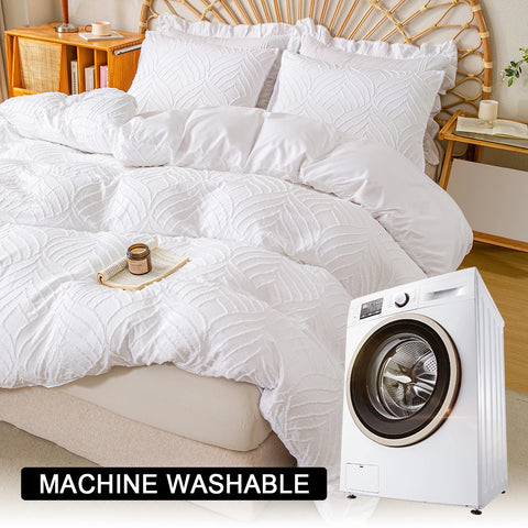 Parure de lit décorative 3 pièces en polyester