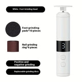 Râpe et lime à pieds électrique 2-en-1 – Appareil USB